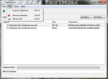 ChkSum screenshot 2