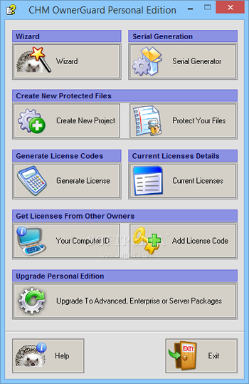 CHM OwnerGuard Personal Edition screenshot