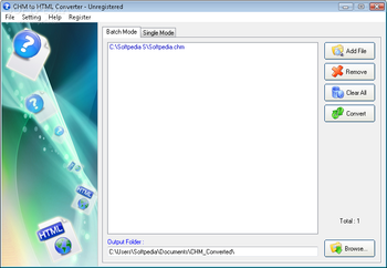 CHM to HTML Converter screenshot