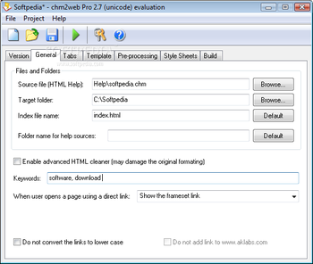 chm2web Pro screenshot 2
