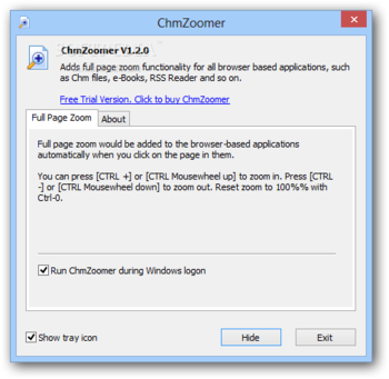 ChmZoomer screenshot