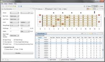 Chord Scale Generator for Linux  screenshot