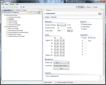 Chord Scale Generator screenshot