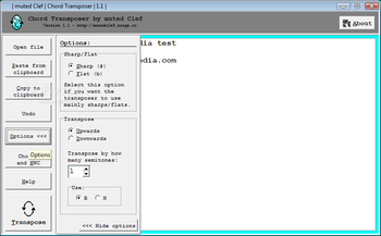 Chord Transposer screenshot 2