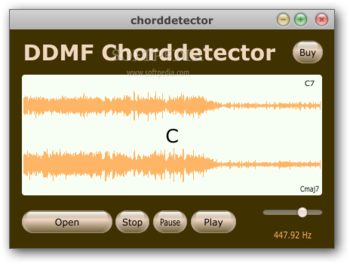 Chorddetector screenshot