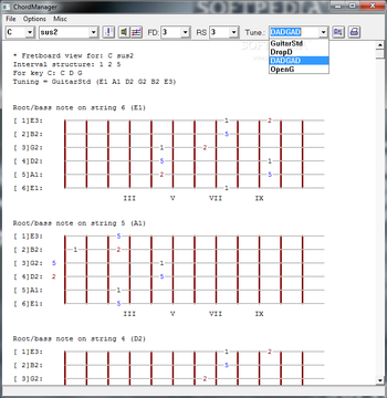 Chordman screenshot