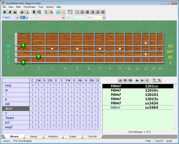 ChordWizard Gold screenshot