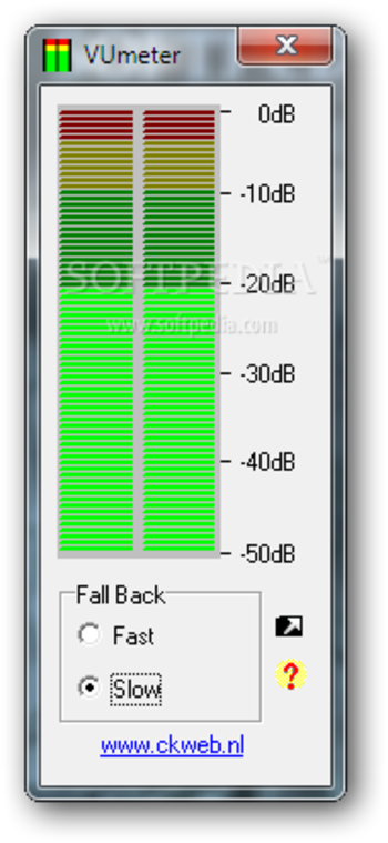 Chris Kruidenier VUmeter screenshot