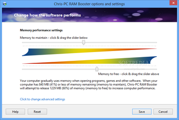 Chris-PC RAM Booster screenshot 2