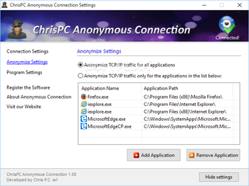 ChrisPC Anonymous Connection screenshot 3
