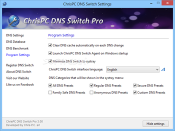 ChrisPC DNS Switch Pro screenshot 5
