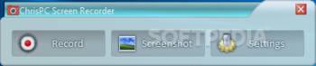 ChrisPC Screen Recorder screenshot