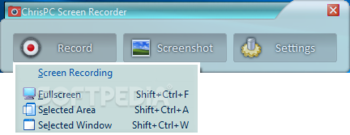 ChrisPC Screen Recorder screenshot 2