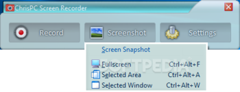 ChrisPC Screen Recorder screenshot 3