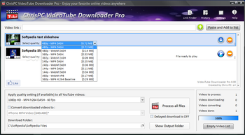 ChrisPC VideoTube Downloader Pro screenshot
