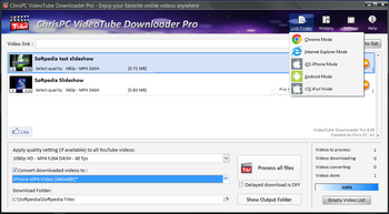 ChrisPC VideoTube Downloader Pro screenshot 3