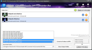 ChrisPC YTD Downloader MP3 Converter Pro screenshot 2