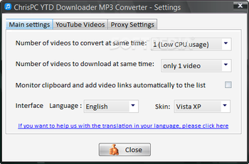 ChrisPC YTD Downloader MP3 Converter Pro screenshot 4