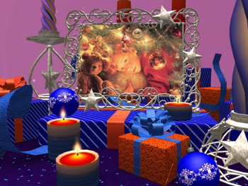 Christmas 3D Candles screenshot