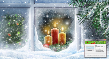 Christmas Candles Animated Wallpaper screenshot