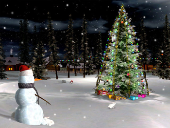 Christmas Eve 3D Screensaver screenshot