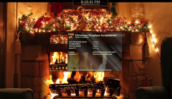 Christmas Fireplace ScreenSaver screenshot 2