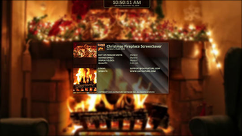 Christmas Fireplace ScreenSaver screenshot