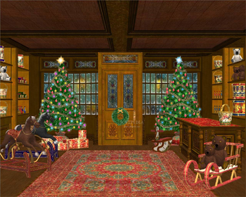 Christmas Gift Shop - Animated Wallpaper screenshot