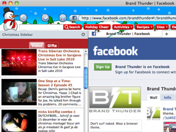 Christmas Theme for Internet Explorer screenshot 2