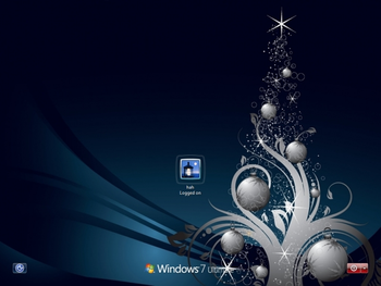 Christmas Tree Windows 7 Logon Screen screenshot