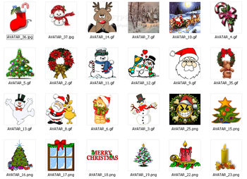 Christmas Yahoo Avatars screenshot