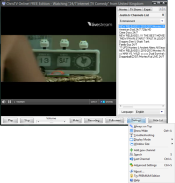 ChrisTV Online! FREE Edition screenshot 4