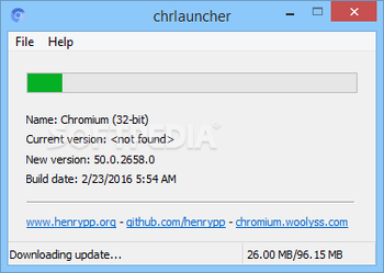 chrlauncher screenshot