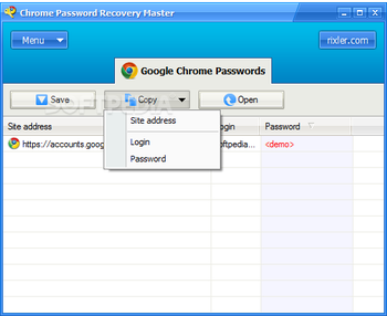 Chrome Password Recovery Master screenshot 2