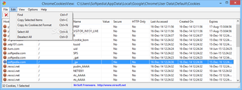 ChromeCookiesView screenshot 3