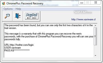 ChromePlus Password Recovery screenshot 3