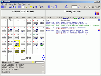 Chronilist screenshot