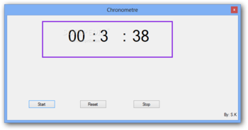 Chronometre screenshot
