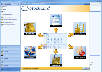 Chronos eStockCard Inventory Software screenshot