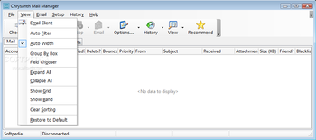 Chrysanth Mail Manager screenshot