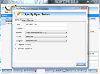 Church Hymn Tracker screenshot 2