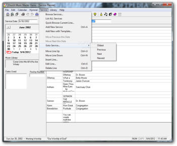 Church Music Master 2002 screenshot 5