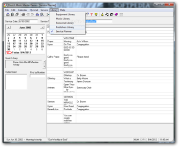 Church Music Master 2002 screenshot 6
