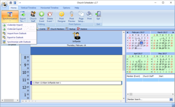 Church Scheduler screenshot 2