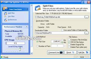 CiAN File Splitter Pro screenshot 3