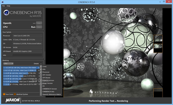 CINEBENCH screenshot 2