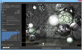 CINEBENCH screenshot 3