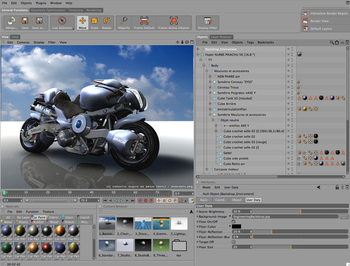 Cinema 4D screenshot