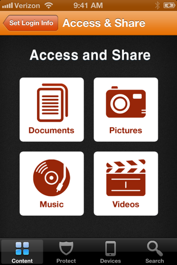 Cinergine Mobile Online Backup screenshot 5