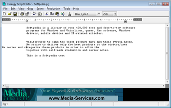 Cinergy Script Editor screenshot